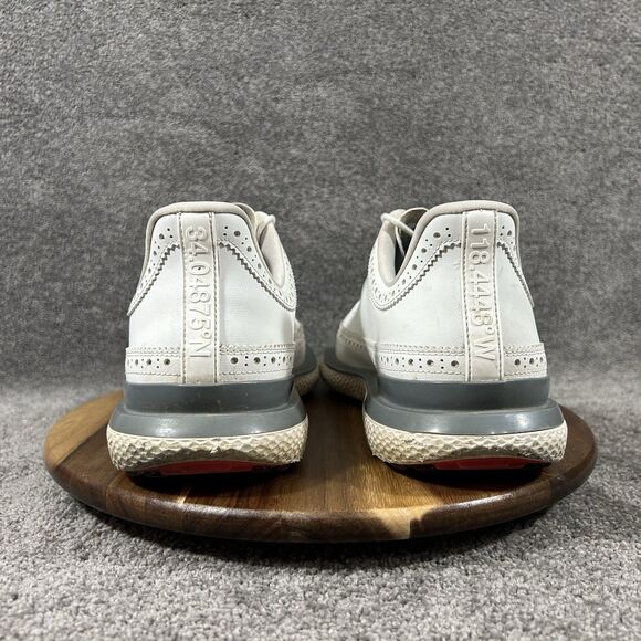 G/FORE Gallivan2r Longwing Men’s Size 12 White T.P.U. Broguing Golf Shoes Used main image 6
